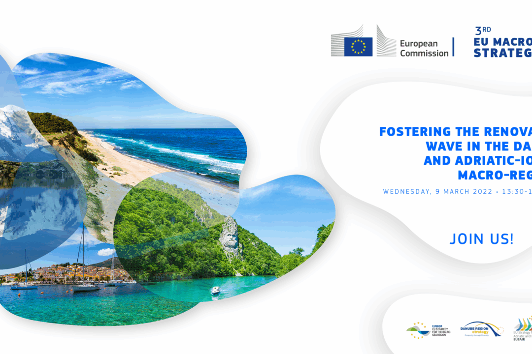 PA 2 Workshop: Fostering the Renovation Wave in the EUSDR and EUSAIR