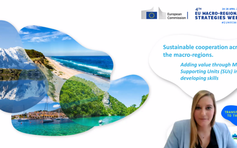 Sustainable cooperation across the macro-regions. Adding value through MRS SUs in developing skills