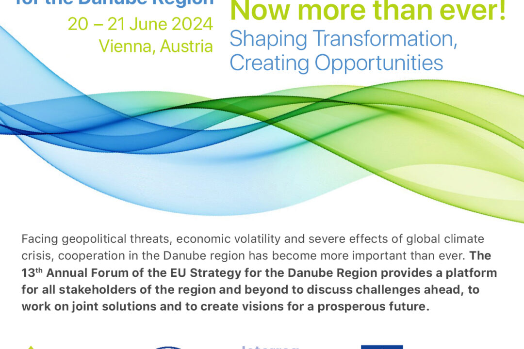 13th Annual Forum of the EU Strategy for the Danube Region
