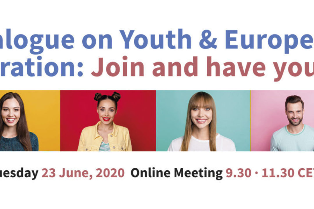 Youth Dialogue in European Cooperation (June, 23rd, from 9:30 to 11: 30 online )