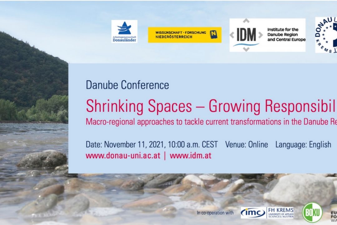 Online Recording: Danube Conference 2021 | Shrinking Spaces – Growing Responsibilities