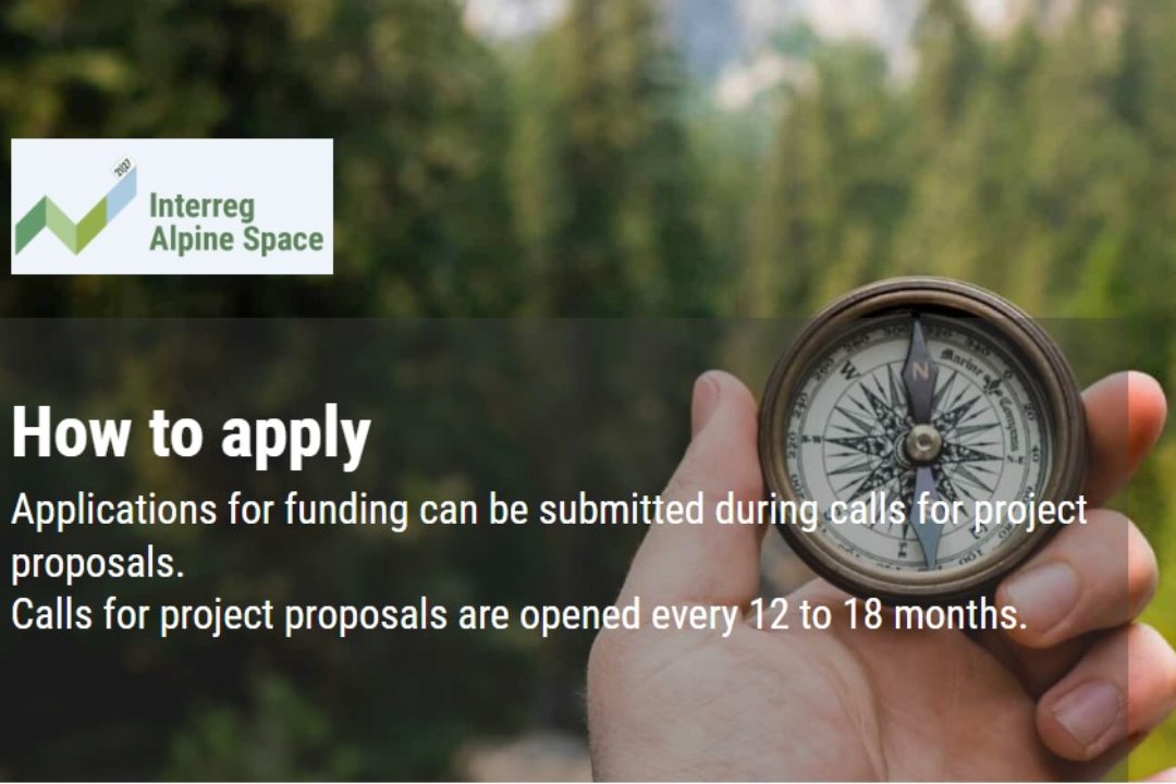 Interreg Alpine Space Opens 1st Call of the New Programming Period 2021-2027!