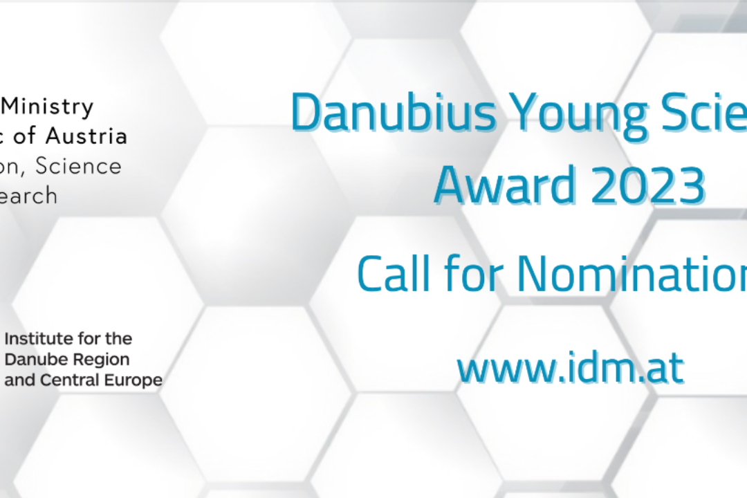 „Danubius Young Scientist Award 2023” competition is now open for nominations