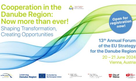 𝗥𝗲𝗴𝗶𝘀𝘁𝗿𝗮𝘁𝗶𝗼𝗻 𝗼𝗽𝗲𝗻 for the 13th Annual Forum of the EU Strategy for the Danube Region